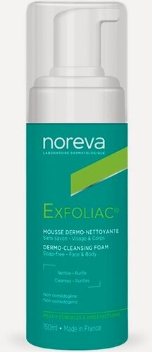 Изображение товара Noreva Exfoliac эксфолиак Очищающая пенка для лица флакон с помп 150 мл