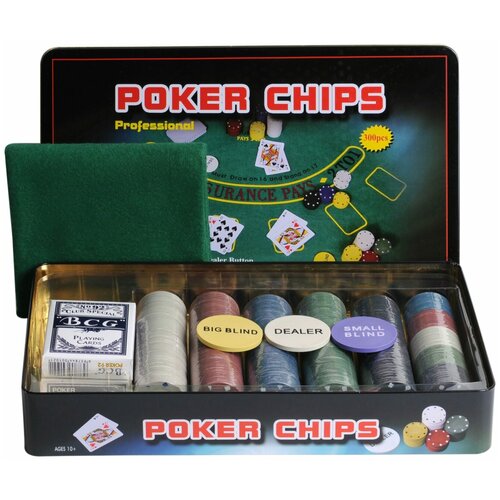 фото Набор для покера holdem light на 300 фишек без номинала partida