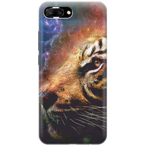 фото Gosso ультратонкий силиконовый чехол-накладка для honor 10 с принтом "космический тигр"