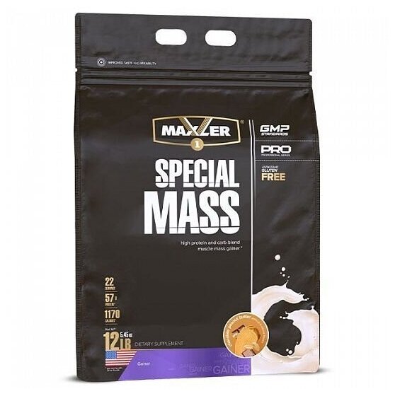 Maxler Special Mass Gainer 5450 гр. 12lb (Maxler) Шоколадное арахисовое масло