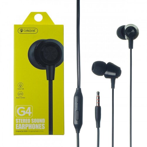 Наушники Celebrat G4 черный 35500₽