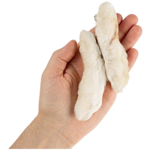 SUPERPET / Лапы кролика 200 грамм для дрессировки/лакомство для собак/ лакомство для кошек / сушеное