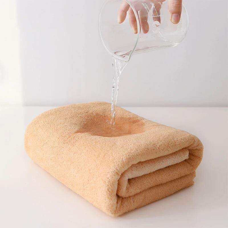 Набор махровых полотенц, банное 70*130; лицевое 50*80 мятный - фотография № 5