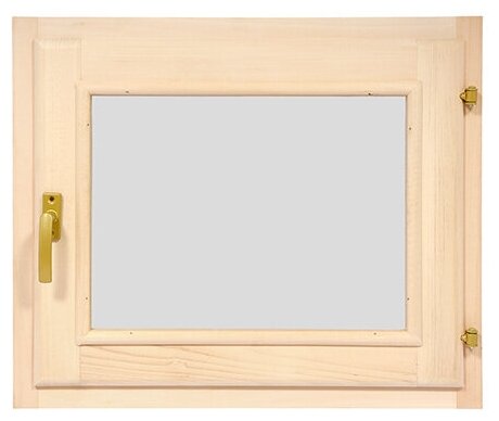 Форточка-стеклопакет в парную Банные штучки 03726, с ручкой, затвором, петлями, 0,5х0,6м - фотография № 3