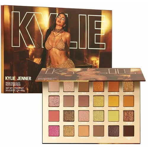 KYLIE COSMETICS BY KYLIE JENNER Палетка теней для век 24k Birthday Collection Pressed Powder Palette