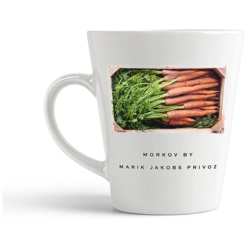 фото Кружка-латте coolpodarok morkov by marik jakobs privoz. морковь бай марик якобс привоз