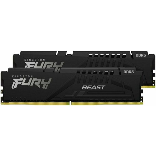 Оперативная память 64Gb DDR5 4800MHz Kingston Fury Beast (2x32Gb KIT) (KF548C38BBK2-64)