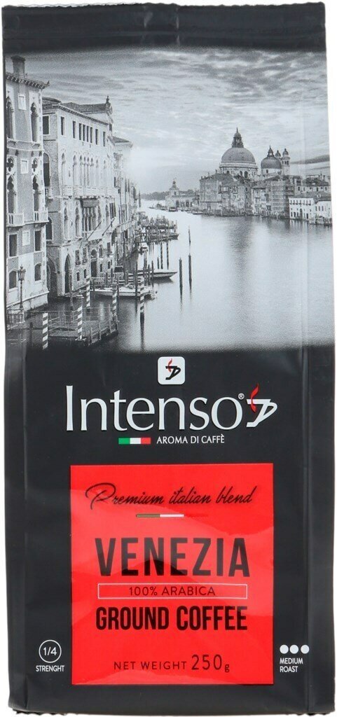 Кофе молотый INTENSO Venezia Blend, 250 г - 2 упаковки