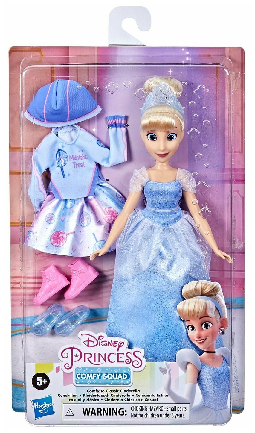 Disney Princess Кукла Hasbro Комфи Золушка 2наряда F2365/F1063