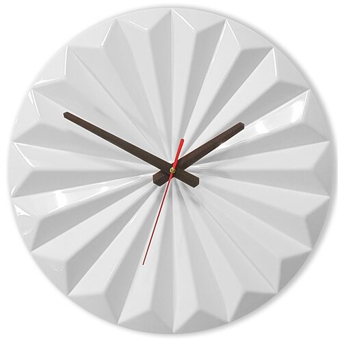 Настенные часы Francisca дизайнерские объемный рельеф 35см