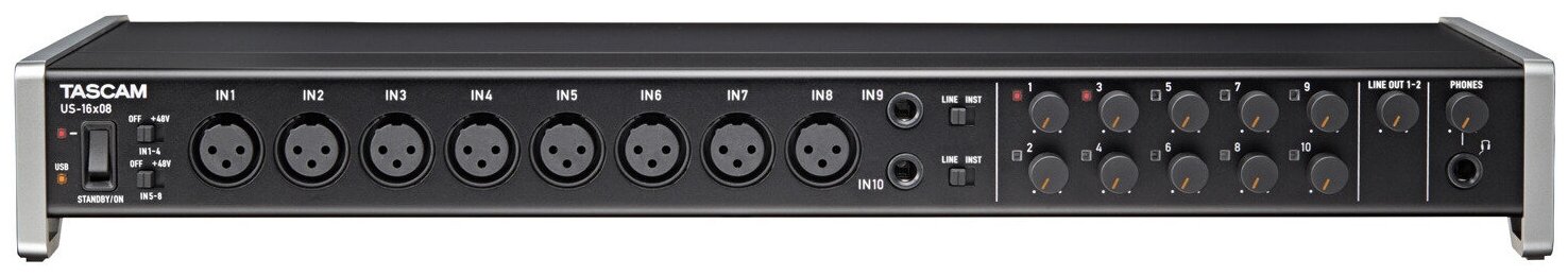 Внешняя звуковая карта с USB TASCAM US-16x08