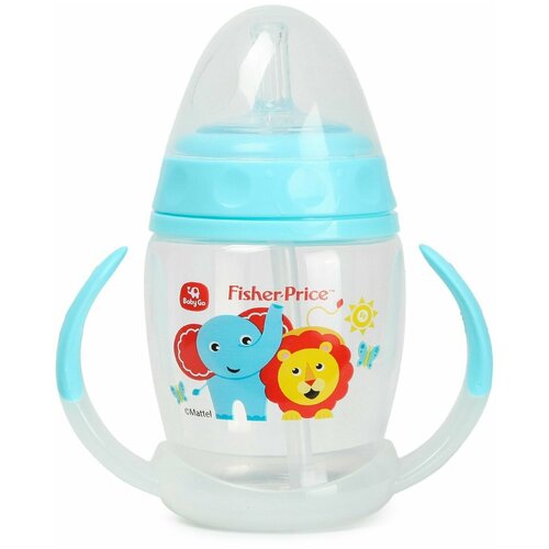 Поильник BabyGo Fisher Price 180мл Синий
