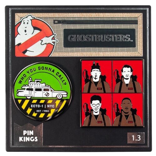 фото Набор значков ghostbusters 1.3 pin kings 2- pack rubber road ltd