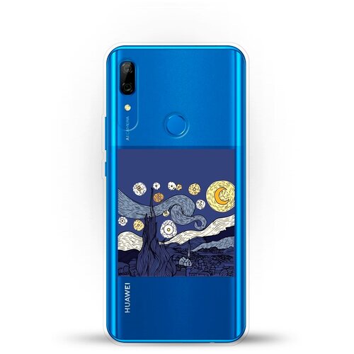 фото Силиконовый чехол ночь на huawei p smart z andy & paul