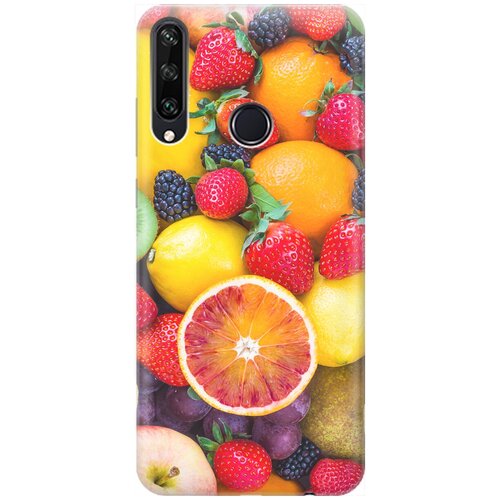 фото Re:pa накладка transparent для huawei y6p с принтом "сочные фрукты"