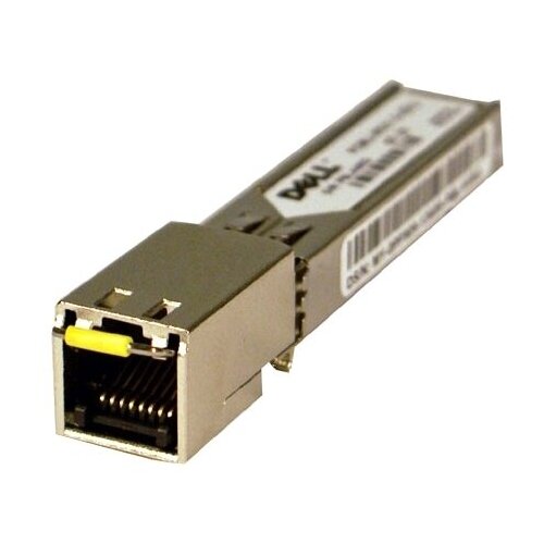 Оптический коннектор/ Dell Networking, Transceiver, SFP, 1000BASE-T - Customer Kit