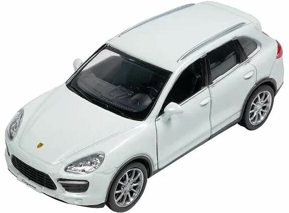 Машинка металлическая Uni-Fortune RMZ City 1:32 Porsche Cayenne Turbo цвета белый красный в ассорт. 554014-WH