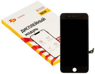 Дисплей в сборе с тачскрином ZeepDeep PREMIUM для iPhone 8 plus, черный + прокладка-абсорбер