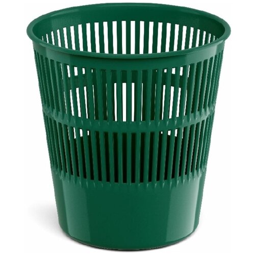 ErichKrause Корзина для бумаг и мусора ErichKrause Classic, 9 литров, пластик, сетчатая, зеленая