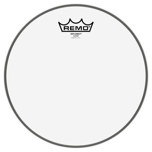 Пластик для барабана REMO BD-0310-00 Batter Diplomat Clear 10 пластик для барабана meinl head 70