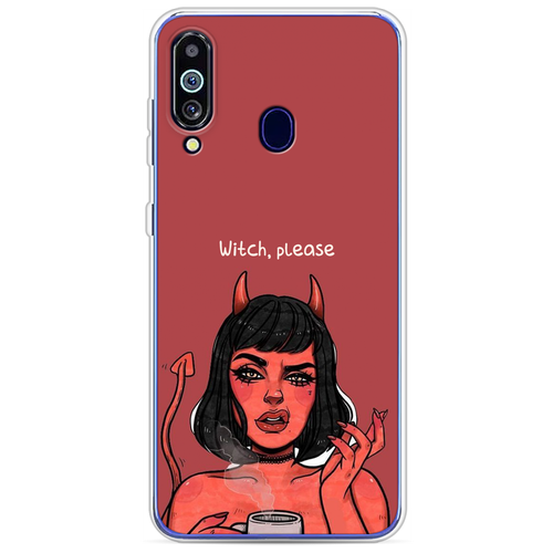 Силиконовый чехол на Samsung Galaxy M40/A60 / Самсунг Галакси М40/А60 Evil Girl силиконовый чехол на samsung galaxy m40 a60 самсунг галакси м40 а60 мерцание