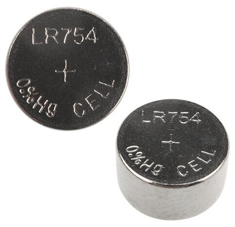 Батарейки REXANT типа LR48 (AG5, LR754, G5, 193, GP93A, 393, SR754W) 10 штук в упаковке