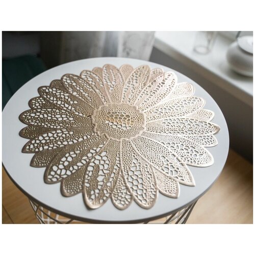 Сервировочные салфетки под горячее золотистые 39 см 4 шт Boltze 3590₽