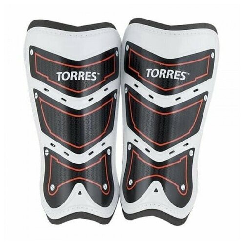 комплект 2 пара щитки футбольные torres pro l stp0042533 Щитки футбольные Torres Training арт. FS1505L-RD р. L