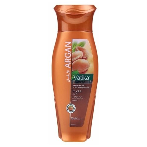 Шампунь для волос Dabur VATIKA ARGAN мягкое увлажнение, 200 мл