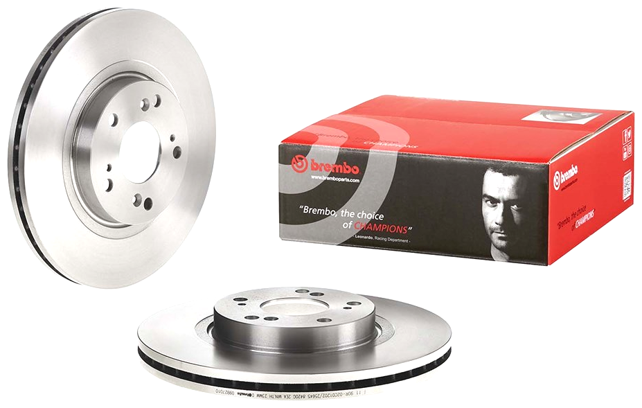 Тормозной диск передний brembo 09.B270.10 для Honda Accord Volkswagen Vento