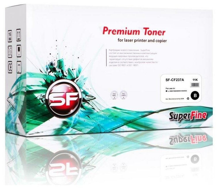 Картридж SuperFine CF237A для HP LJ M607/608/609/631/632/633 11K (SF-CF237A)