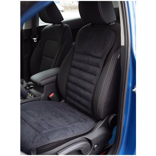 фото Накидка на сиденье автомобиля из алькантары, avtotink, 33001 цвет: черный