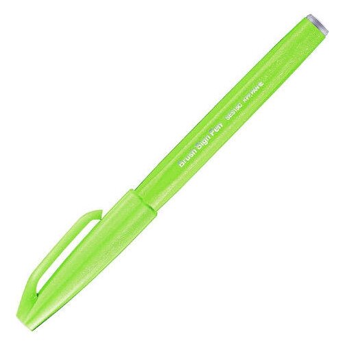 Pentel Брашпен Brush Sign Pen Touch (SES15C), салатовый, 1 шт.