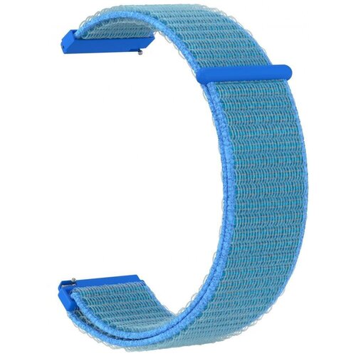 Ремешок нейлоновый GSMIN Woven Nylon 20 для Samsung Galaxy Watch 4 40мм (Голубой)