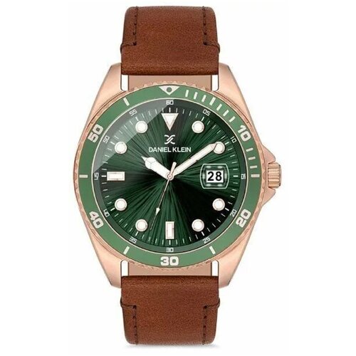 фото Daniel klein 12665-5 мужские кварцевые наручные часы с апертурой даты