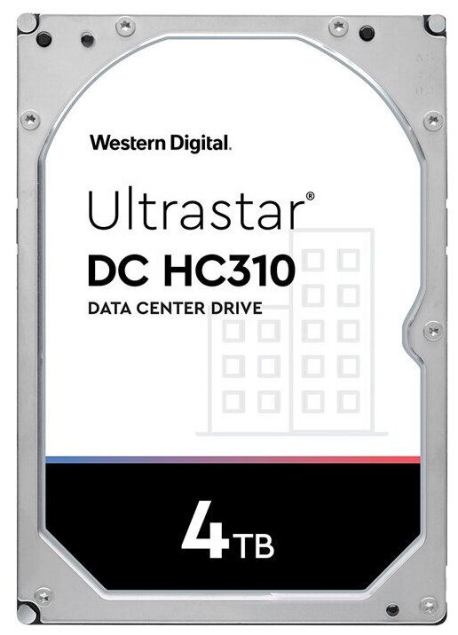 Жесткий диск WD Ultrastar DC HC310 HUS726T4TAL5204, 4ТБ, HDD, SAS 3.0, 3.5" [0b36048]