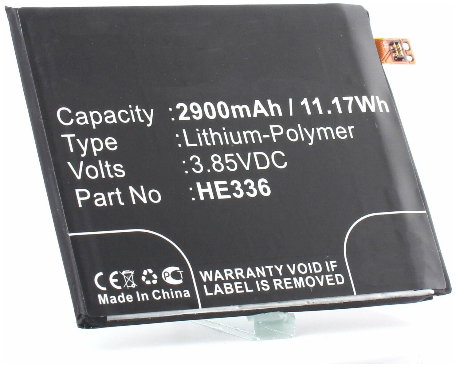 Аккумулятор iBatt iB-B1-M2376 2900mAh для Nokia HE336 HE321