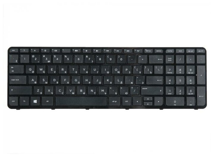 Клавиатура для ноутбука HP Pavilion 15, 15-a, 15-e, 15-g, 15-n, 15-r, 250 G3, 255 G3, 256 G3 (p/n: 719853-251)