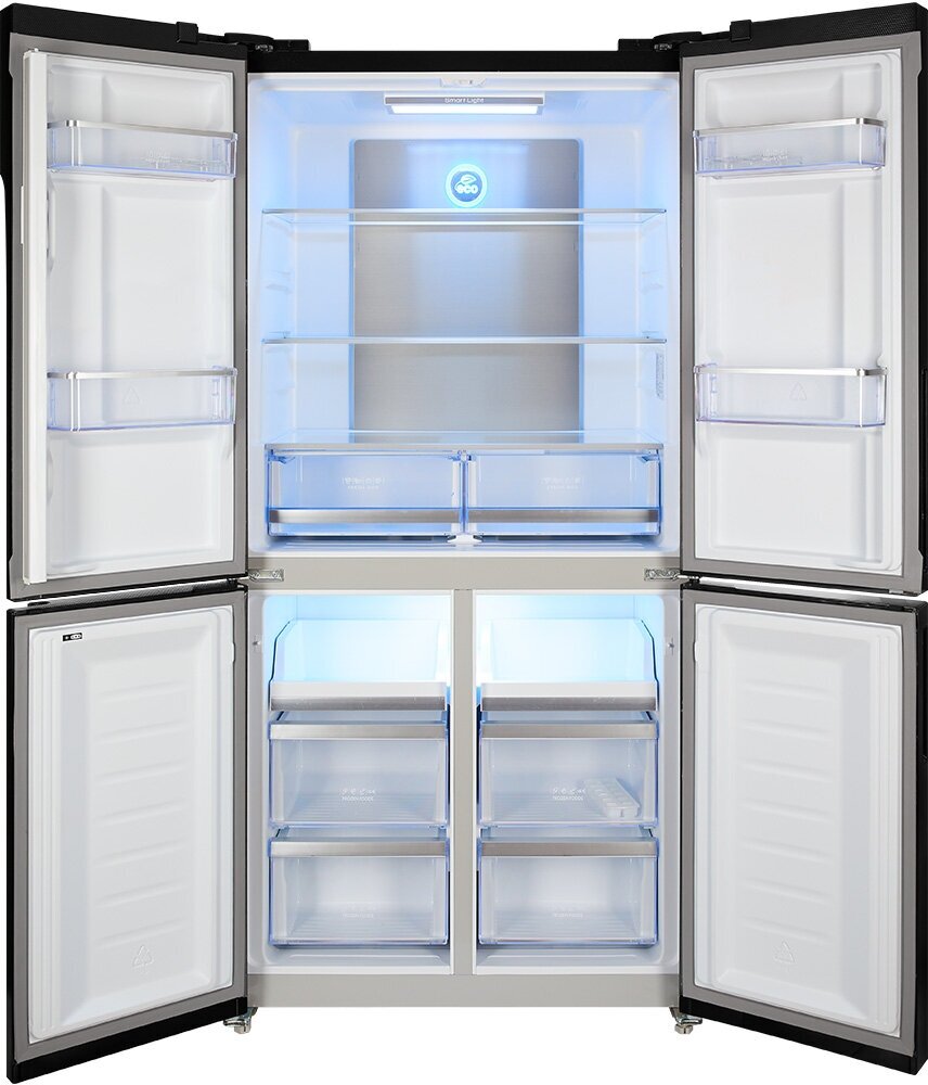Холодильник HIBERG RFQ-500DX NFGB inverter - фотография № 2