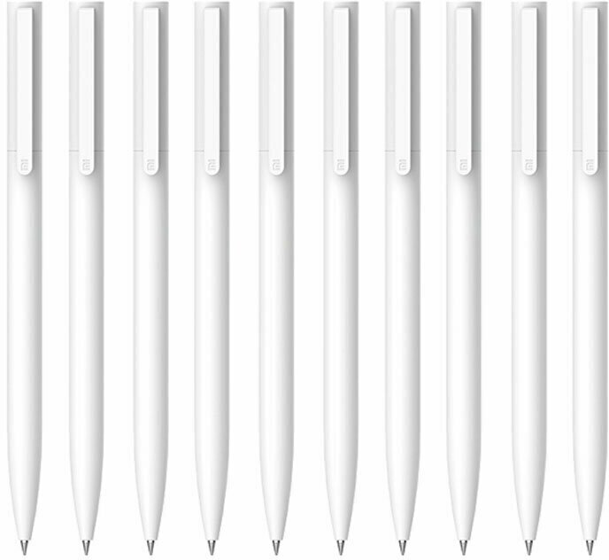 Ручки гелевые набор Xiaomi Mijia Gel Ink Pen 10 штук