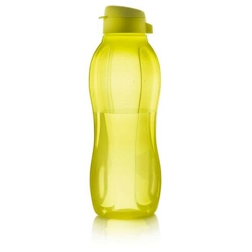 Эко-бутылка Tupperware в желтом цвете с клапаном (1,5 л)