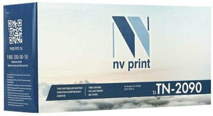 Картридж лазерный NV PRINT совместимый (TN2090) DCP-7057R/HL-2132R и другие, ресурс 1000 стр.