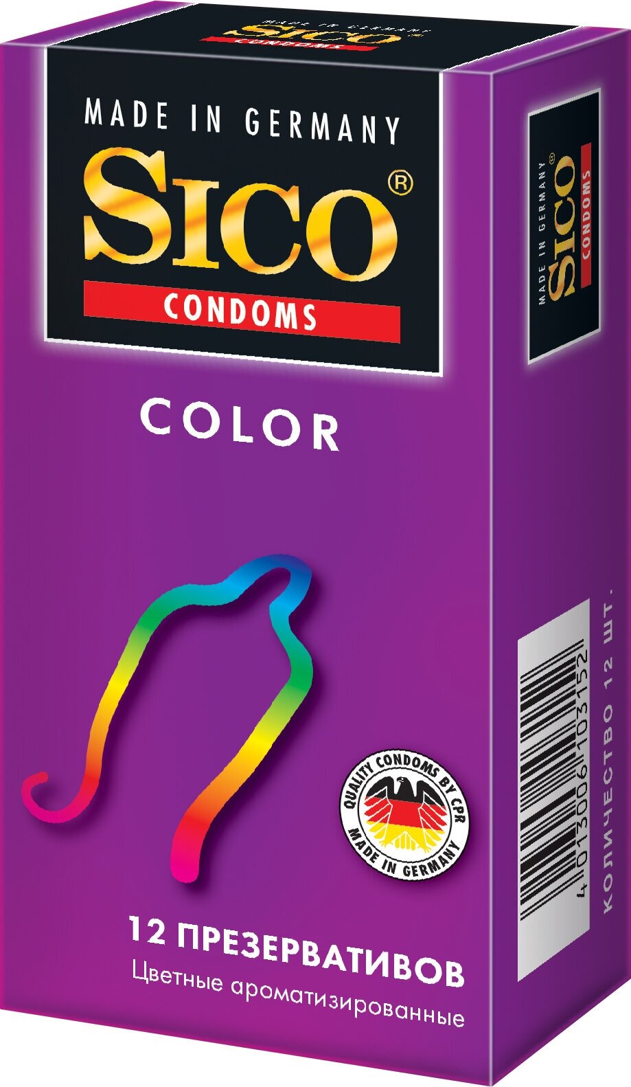 Презервативы латексные Sico Color, цветные, ароматизированные, 3 шт. - фото №15