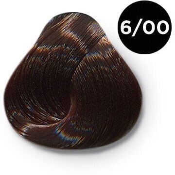 Краска для волос Ollin Professional Color Крем-краска перманентная 60мл, Цвет 6-00 Темно-русый глубокий