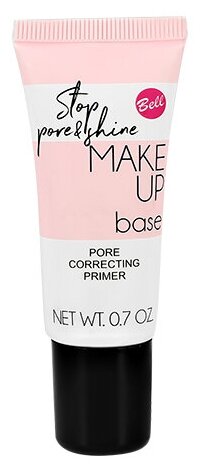 База под макияж `BELL` STOP PORE & SHINE MAKE UP BASE с эффектом сияния ( тон 01). Артикул 205211