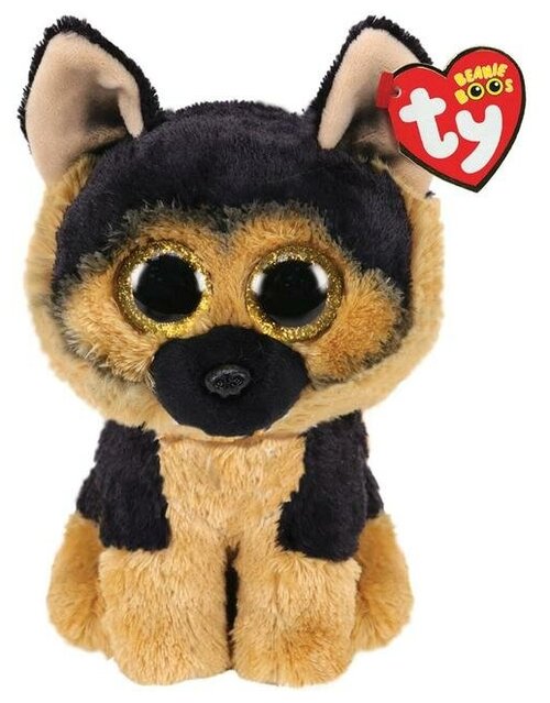 Мягкая игрушка TY Beanie boos Немецкая овчарка Spirit, 15 см