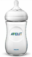 Детская бутылочка 260 мл. Philips Avent Natural SCF033/17 / Соска с медленным потоком/ 1+ мес.