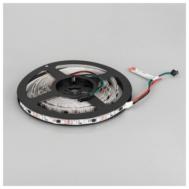 Arlight Лента SPI-5000-5060-60 12V Cx3 RGB (10mm, 14.4W/m, IP20) (Arlight, бегущий огонь) 026367(1) - фотография № 2