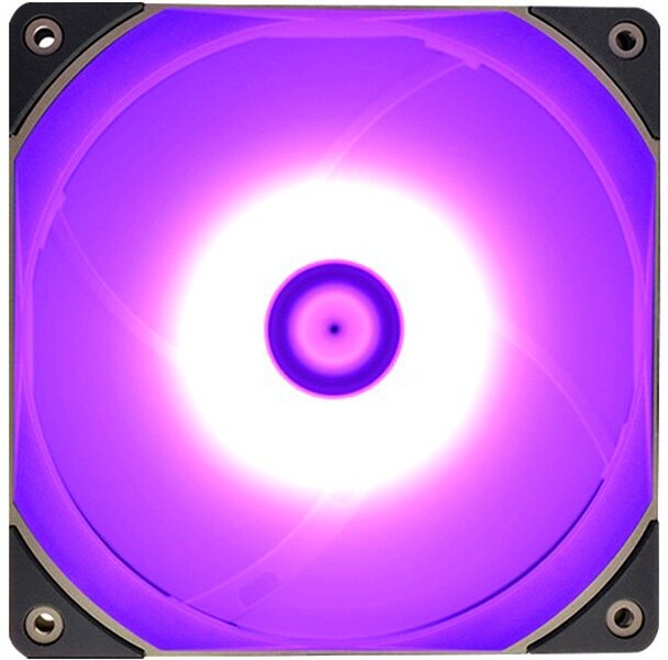 Вентилятор для корпуса Thermalright TL-C12R-Lx3 120x120x25 мм, 1500 об/мин, 26 дБА, 58 CFM, 4-pin PWM, RGB подсветка, 3 шт в упаковке - фото №1