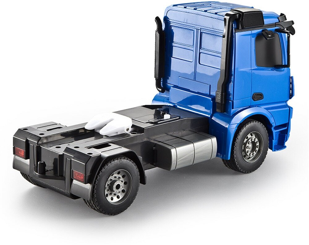 Фура Double Eagle Mercedes-Benz Arocs E564-003, 1:20, 61 см, синий/желтый/черный - фото №5